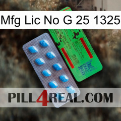 Mfg Lic No G 25 1325 new03